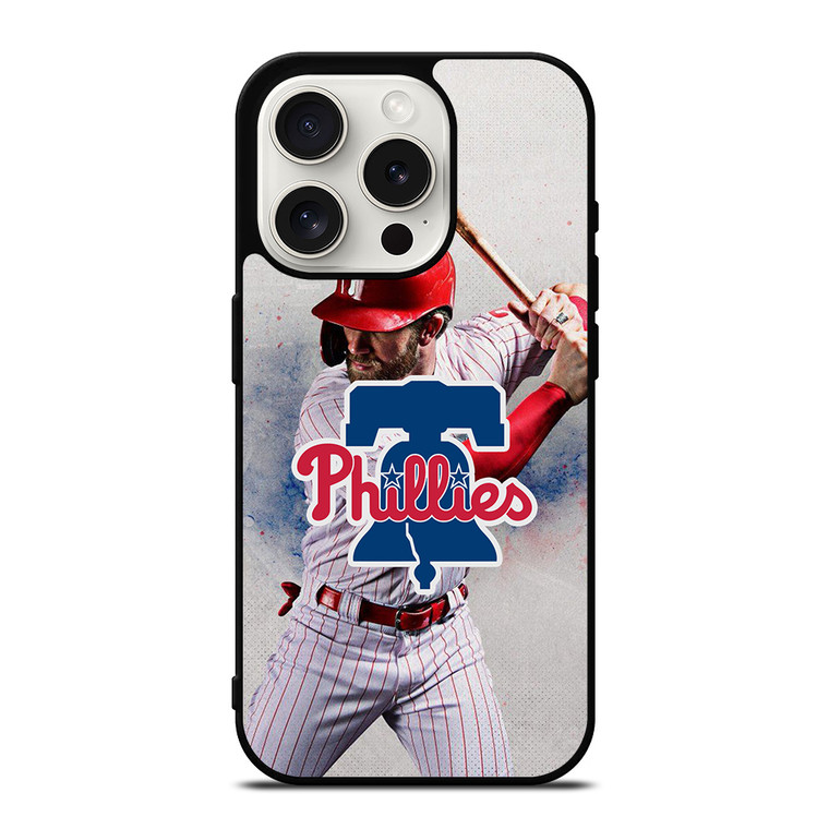PHILADELPHIA PHILLIES BASEBALL LOGO iPhone 15 Pro Case Cover