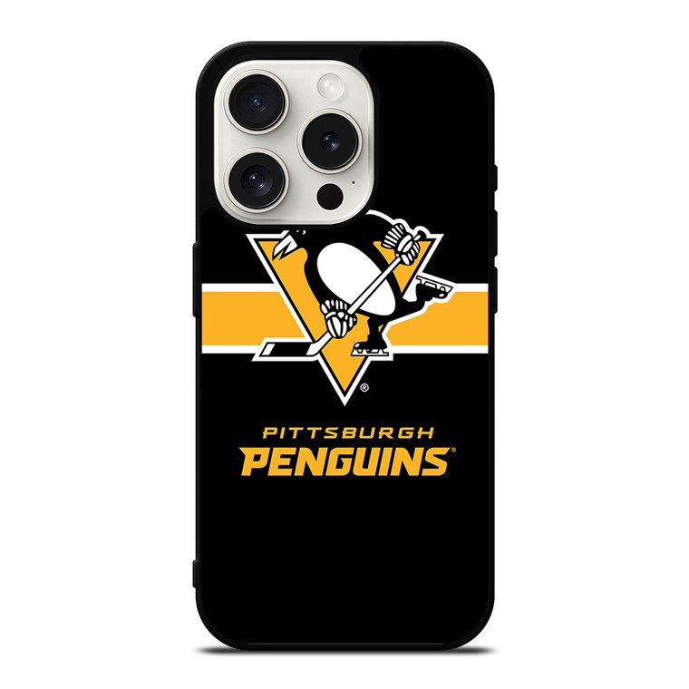 PITTSBURGH PENGUINS HOCKEY TEAM iPhone 15 Pro Case Cover