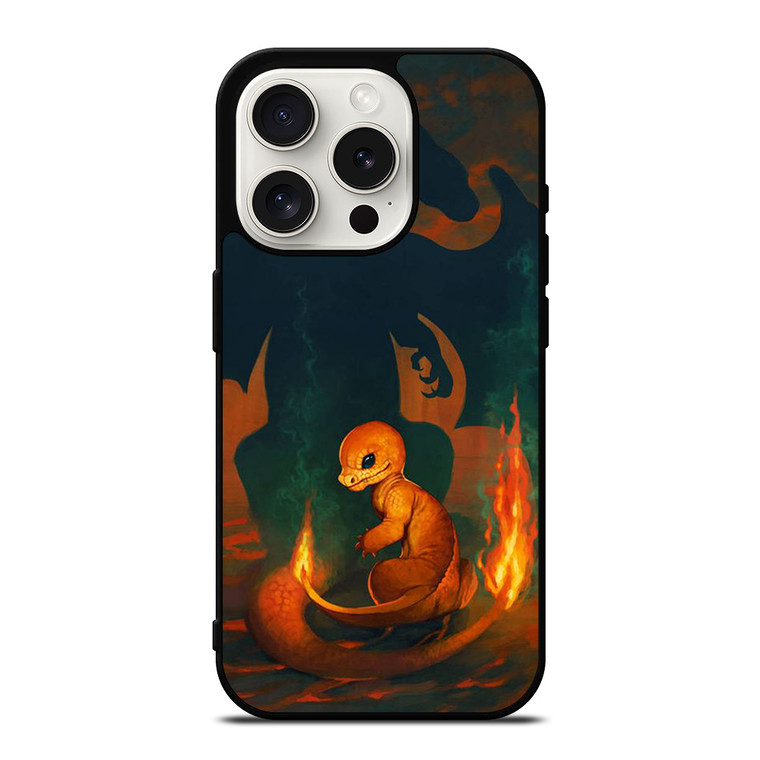 POKEMON CHARMANDER ART 2 iPhone 15 Pro Case Cover