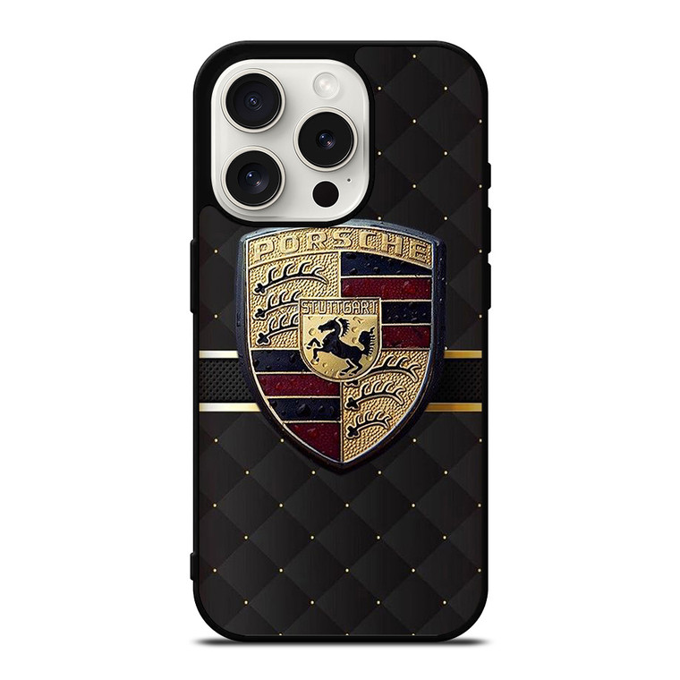 PORSCHE GOLD iPhone 15 Pro Case Cover