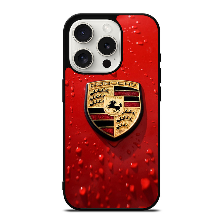 PORSCHE RED iPhone 15 Pro Case Cover