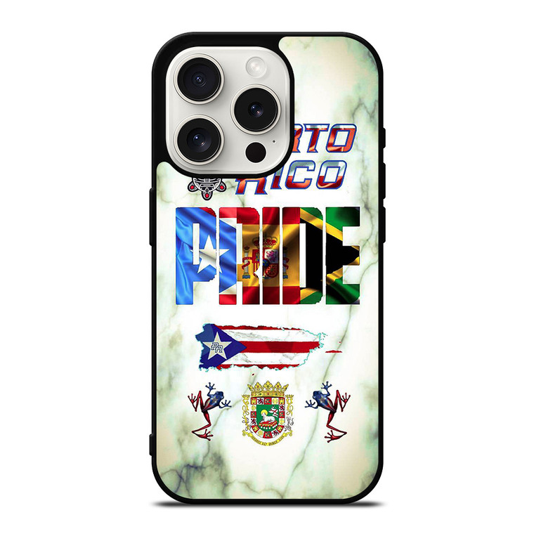 PUERTO RICO FLAG PRIDE iPhone 15 Pro Case Cover