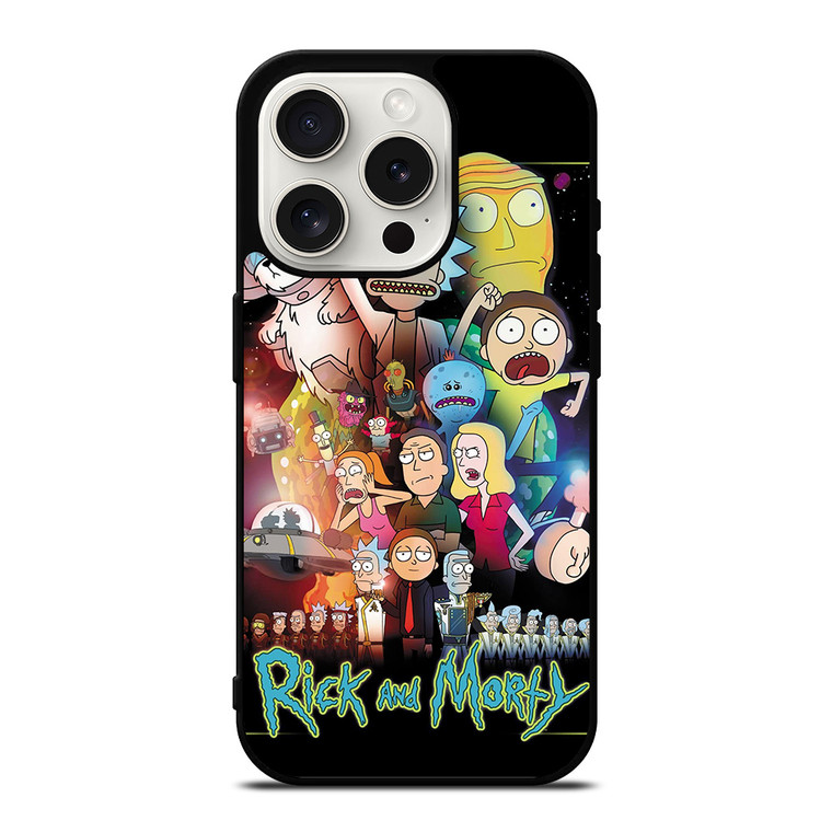 RICK AND MORTY COLLAGE NEW iPhone 15 Pro Case Cover