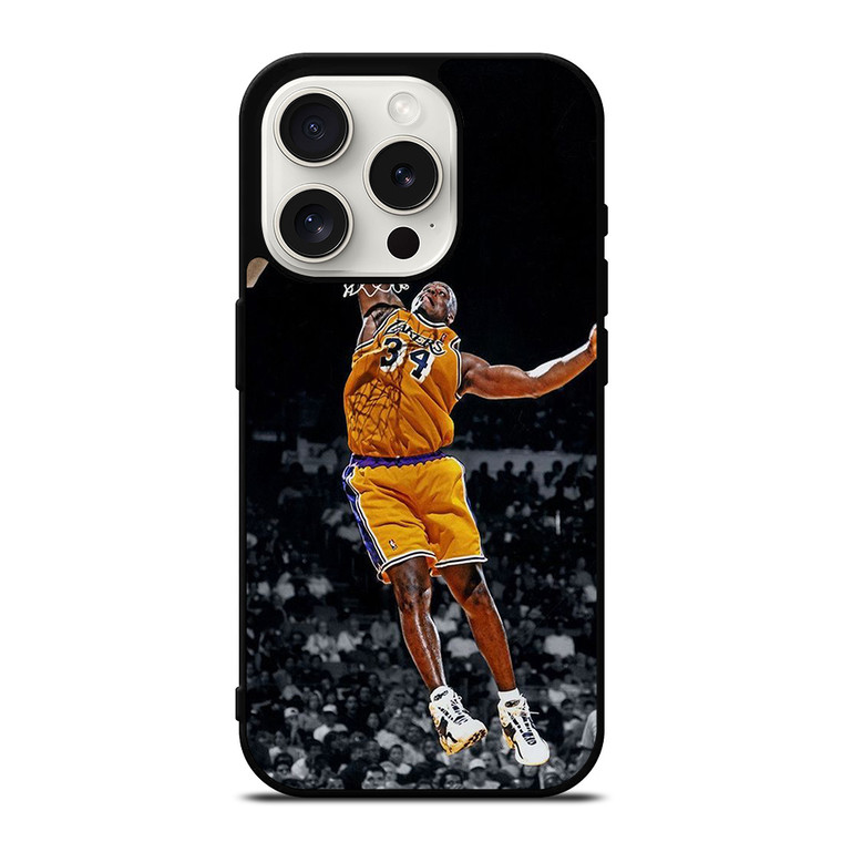 SHAQUILLE O'NEAL LA LAKERS JUMP iPhone 15 Pro Case Cover