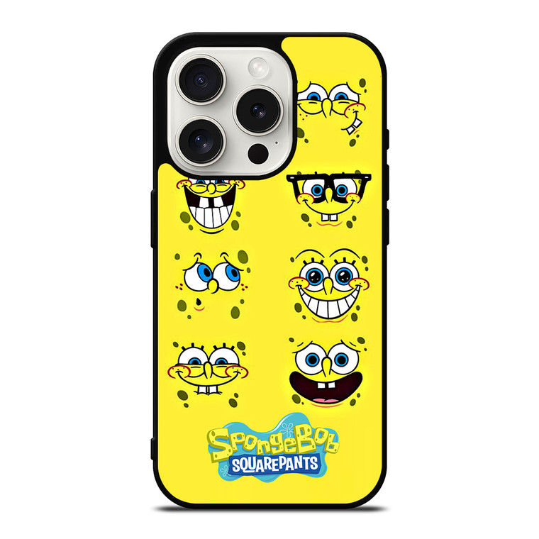 SPONGEBOB SQUAREPANTS FACE iPhone 15 Pro Case Cover
