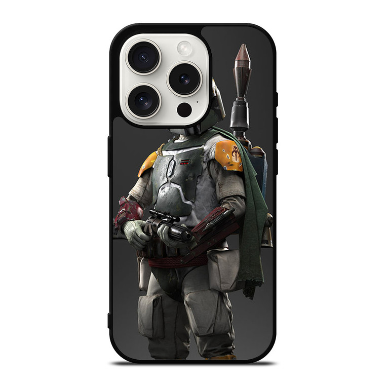 STAR WARS BOBA FETT MANDALORIAN 2 iPhone 15 Pro Case Cover