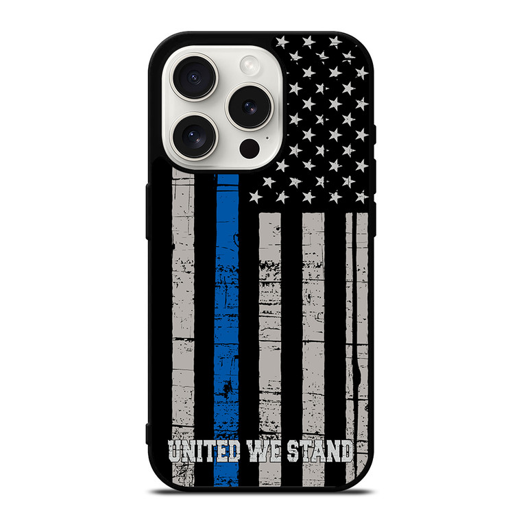 THIN BLUE LINE WE STAND iPhone 15 Pro Case Cover