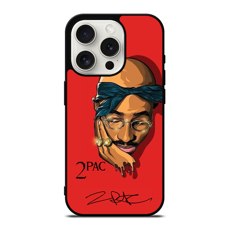 TUPAC 2PAC RAPPER 3 iPhone 15 Pro Case Cover
