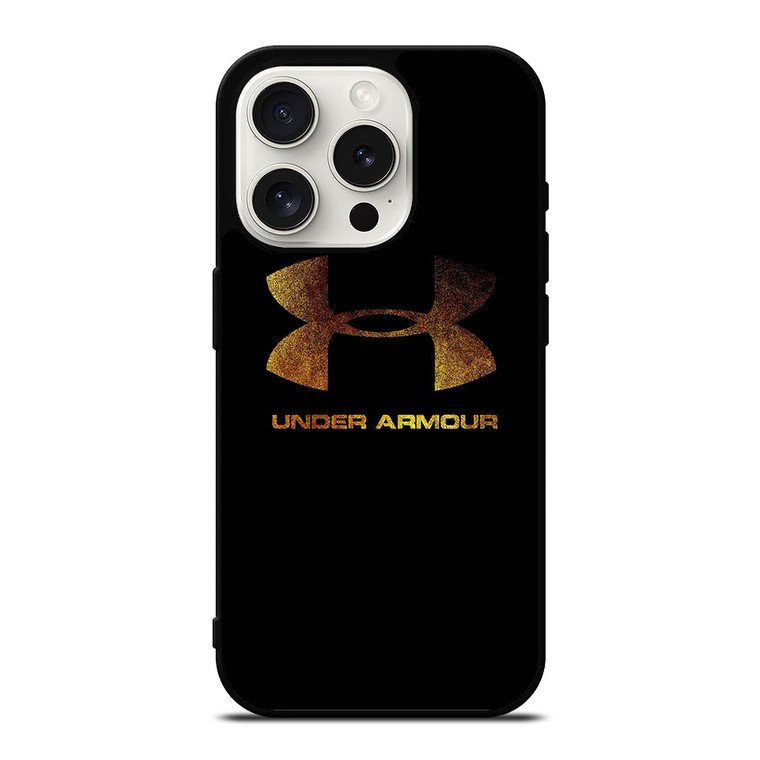UNDER ARMOUR GOLD LOGO iPhone 15 Pro Case Cover