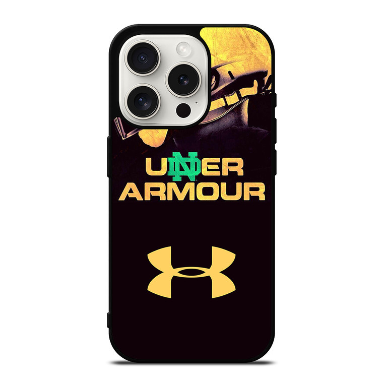 UNDER ARMOUR NOTRE DAME iPhone 15 Pro Case Cover UNDER ARMOUR NOTRE DAME iPhone 15 Pro Case Cover