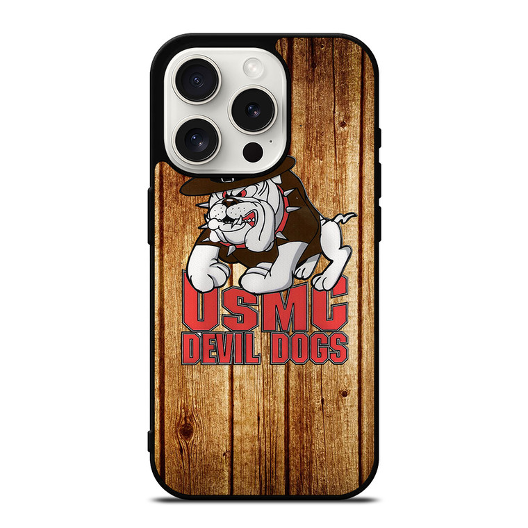 USMC MARINE DEVIL DOGS iPhone 15 Pro Case Cover