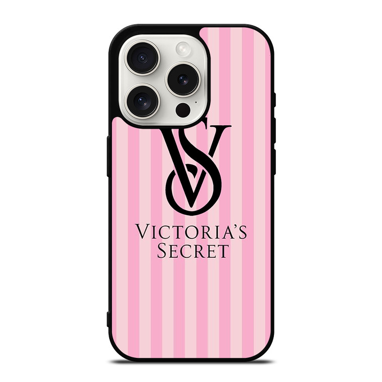 VICTORIA'S SECRET STRIPE LOGO iPhone 15 Pro Case Cover