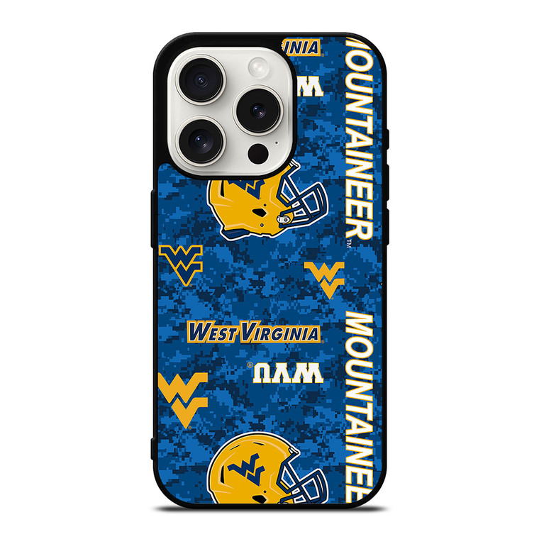 WEST VIRGINIA MOUNTAINEERS LOGO iPhone 15 Pro Case Cover