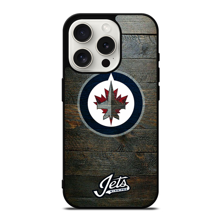 WINNIPEG JETS WOODEN iPhone 15 Pro Case Cover WINNIPEG JETS WOODEN iPhone 15 Pro Case Cover