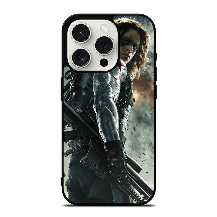 WINTER SOLDIER BUCKY BARNES iPhone 15 Pro Case Cover