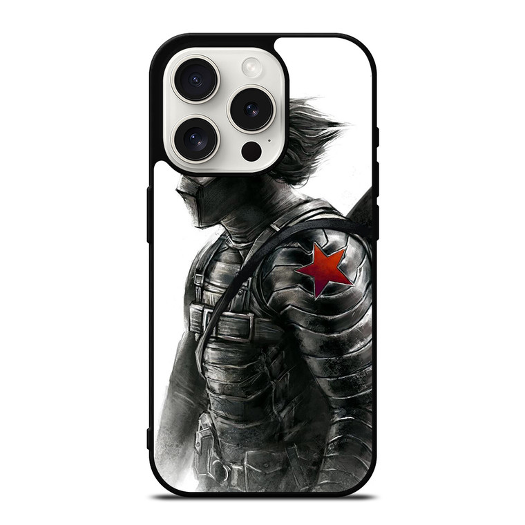 WINTER SOLDIER MARVEL iPhone 15 Pro Case Cover
