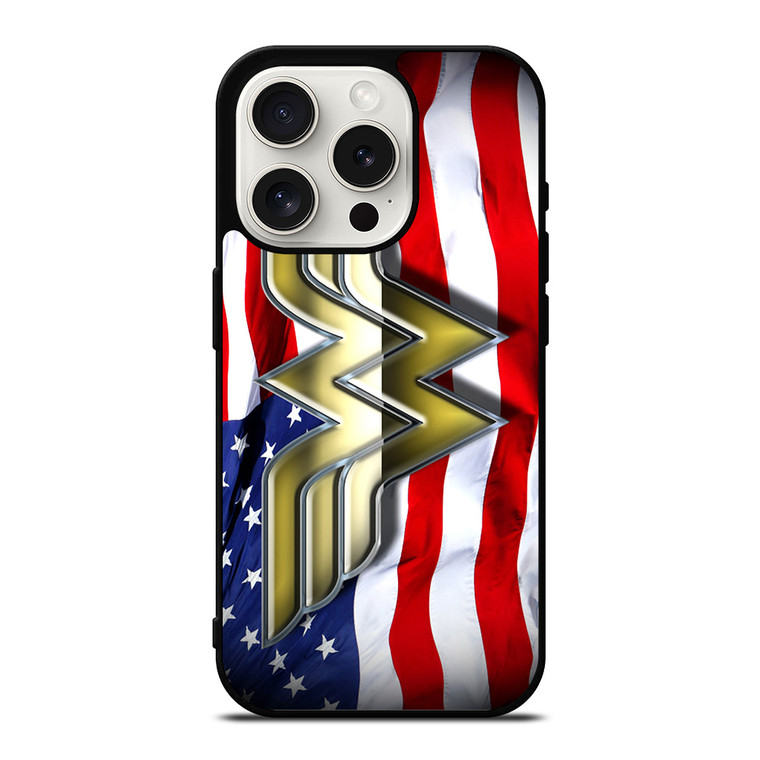 WONDER WOMAN AMERICAN iPhone 15 Pro Case Cover