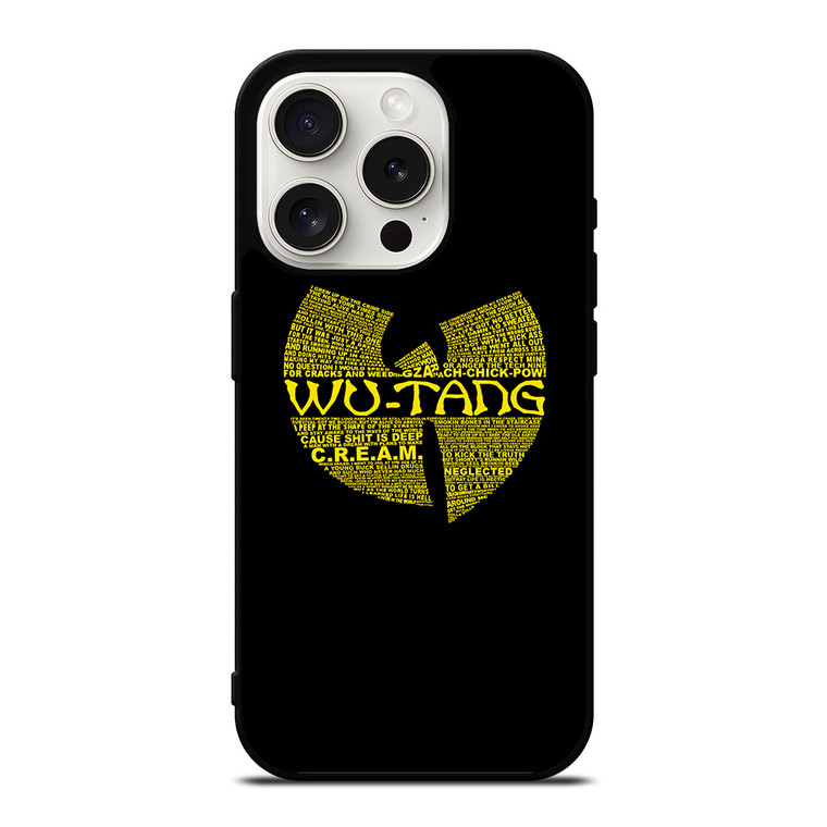 WU TANG CLAN HIP HOP iPhone 15 Pro Case Cover