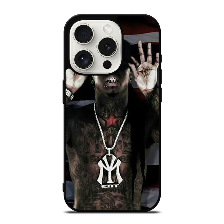 YOUNG MONEY LIL WAYNE RAPPER iPhone 15 Pro Case Cover