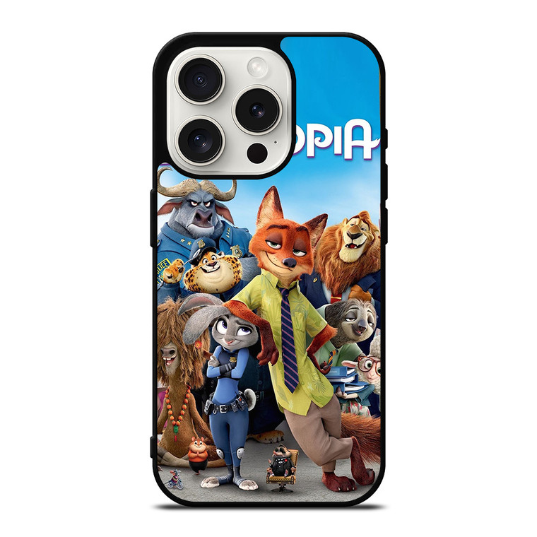 ZOOTOPIA CHARACTER iPhone 15 Pro Case Cover