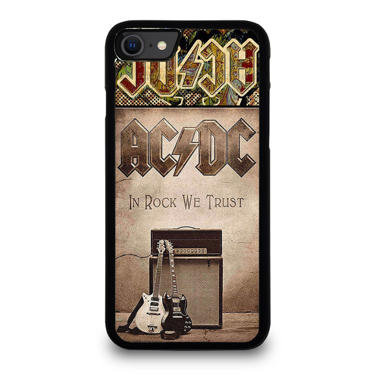 ACDC ROCK WE TRUST iPhone SE 2020 Case Cover