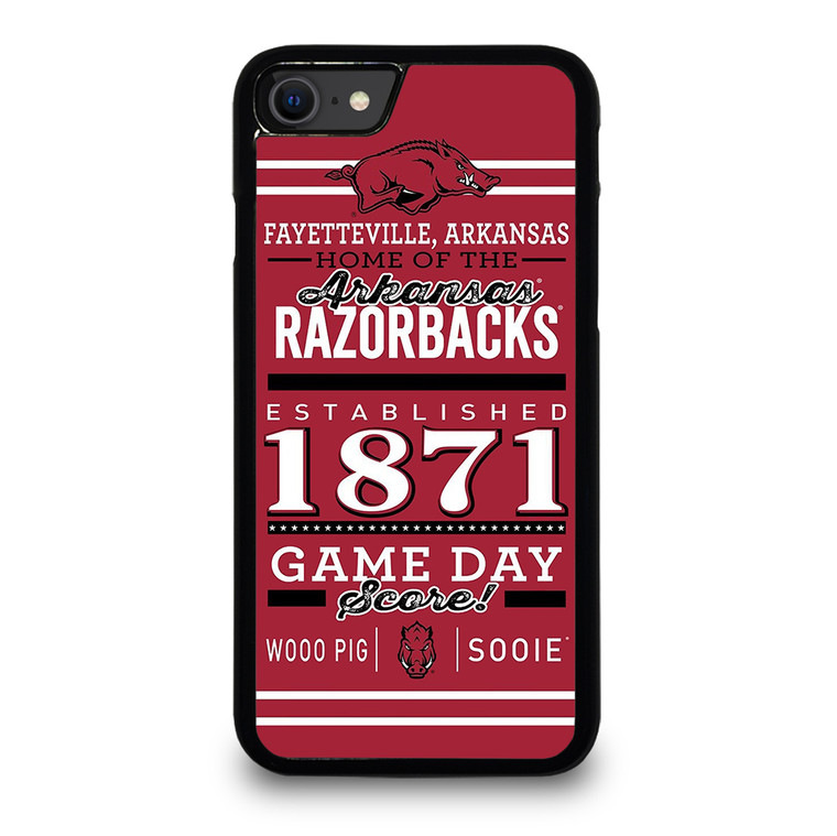ARKANSAS RAZORBACKS 1871 iPhone SE 2020 Case Cover