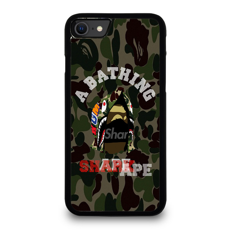 BAPE SHARK CAMO iPhone SE 2020 Case Cover