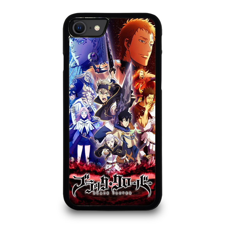 BLACK CLOVER CHARACTERS iPhone SE 2020 Case Cover