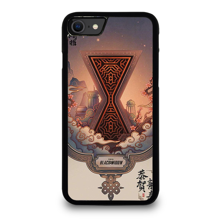 BLACK WIDOW LOGO ETERNAL iPhone SE 2020 Case Cover