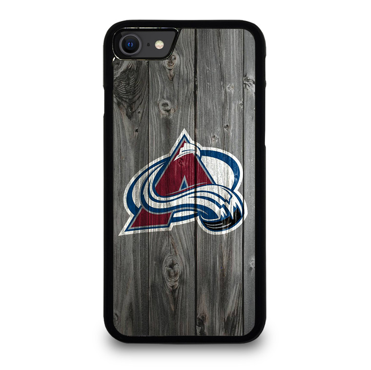 COLORADO AVALANCHE WOODEN iPhone SE 2020 Case Cover