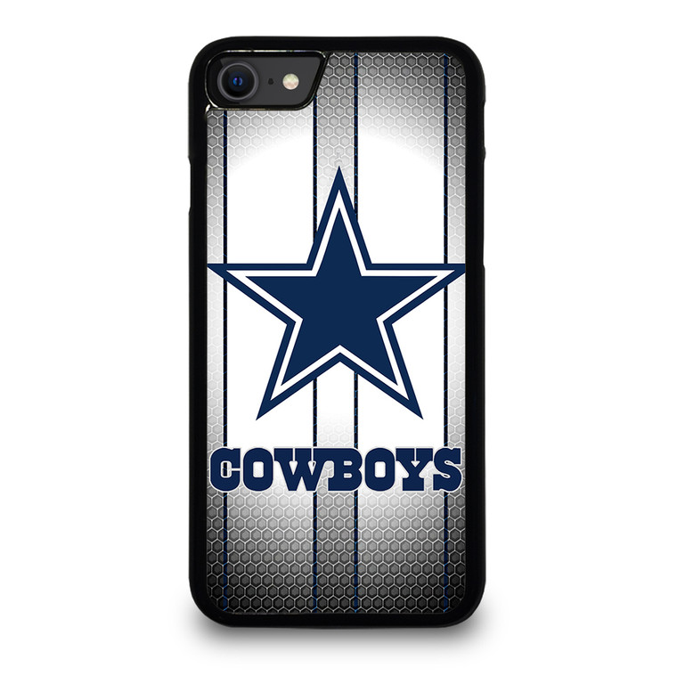 DALLAS COWBOYS SILVER METAL iPhone SE 2020 Case Cover