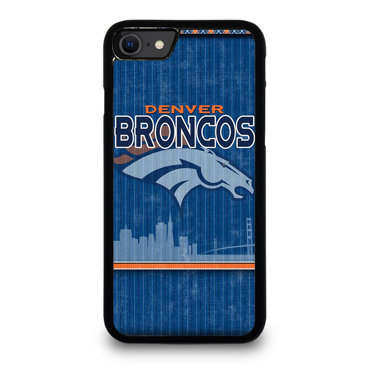 DENVER BRONCOS SKYLINE iPhone SE 2020 Case Cover