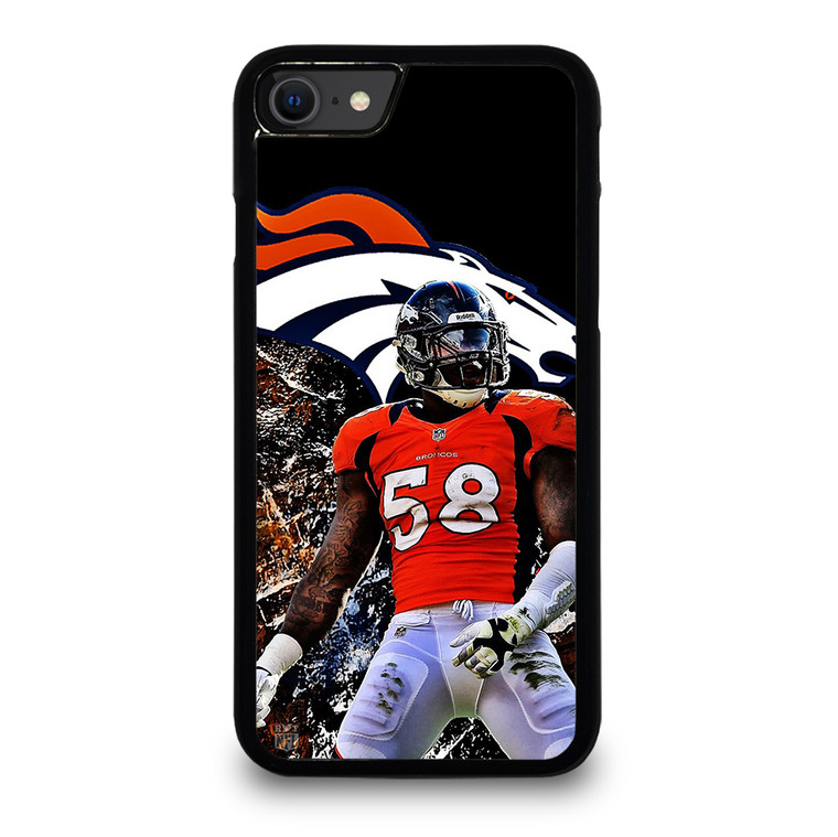 DENVER BRONCOS VON MILLER iPhone SE 2020 Case Cover