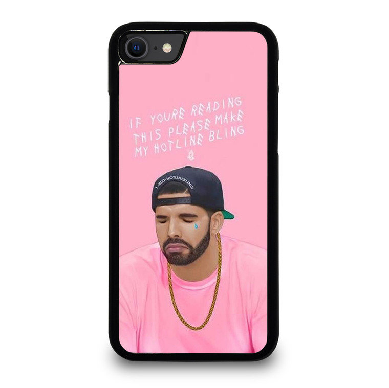 DRAKE RAPPER PINK BLINK iPhone SE 2020 Case Cover
