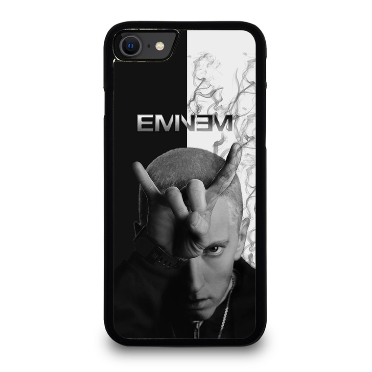 EMINEM RAPPER BLACK WHITE iPhone SE 2020 Case Cover