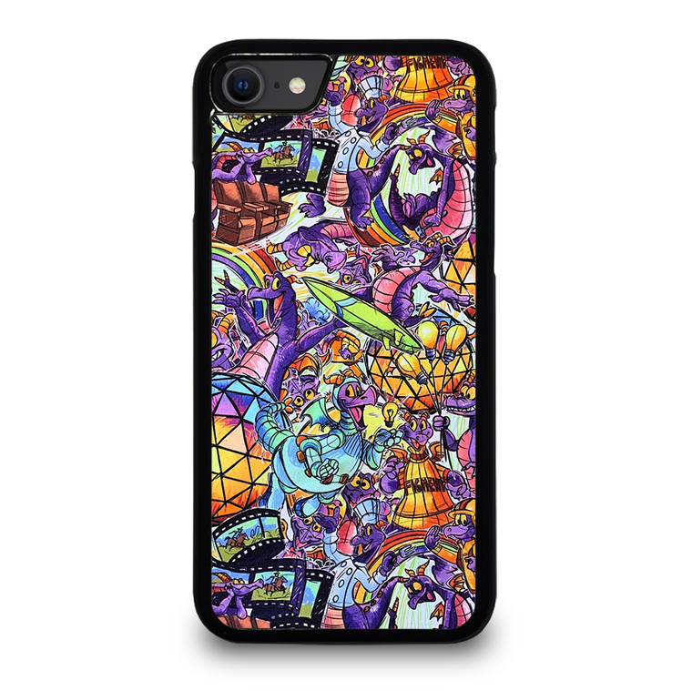 FIGMENT EPCOT DISNEY COLLAGE iPhone SE 2020 Case Cover