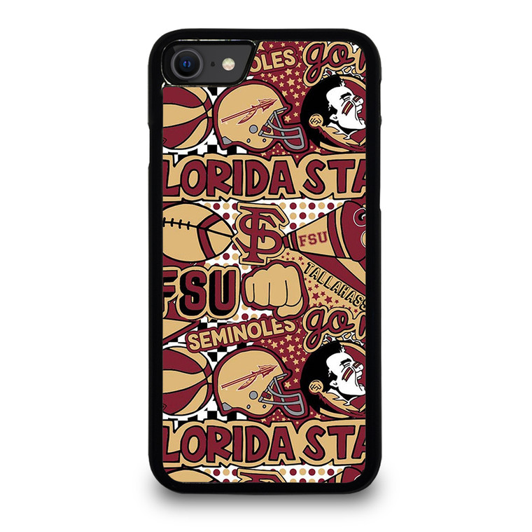 FLORIDA STATE FSU COLLAGE iPhone SE 2020 Case Cover