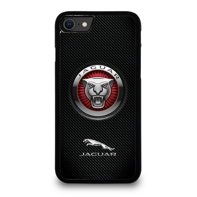 JAGUAR CARBON LOGO 3 iPhone SE 2020 Case Cover