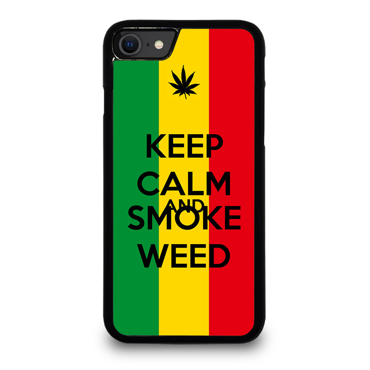 KEEP CALM AND SMOKE WEED 2 iPhone SE 2020 Case Cover