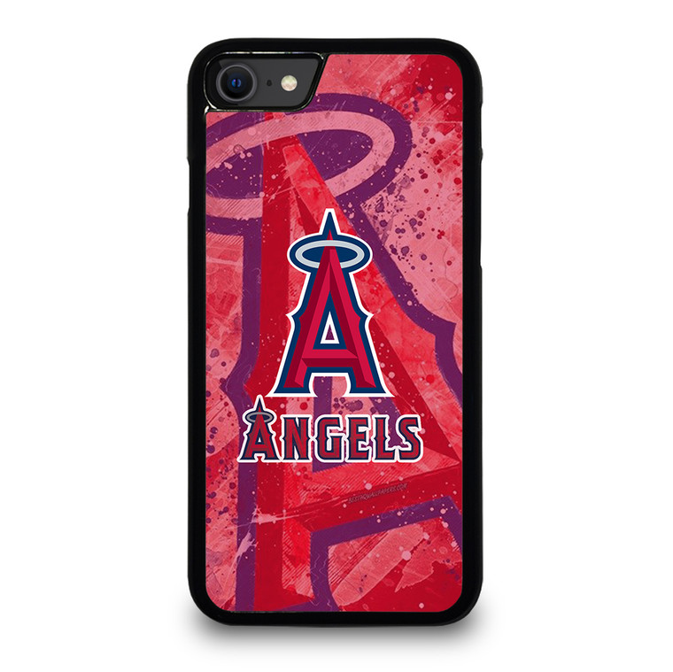 LOS ANGELES ANGELS ART LOGO iPhone SE 2020 Case Cover