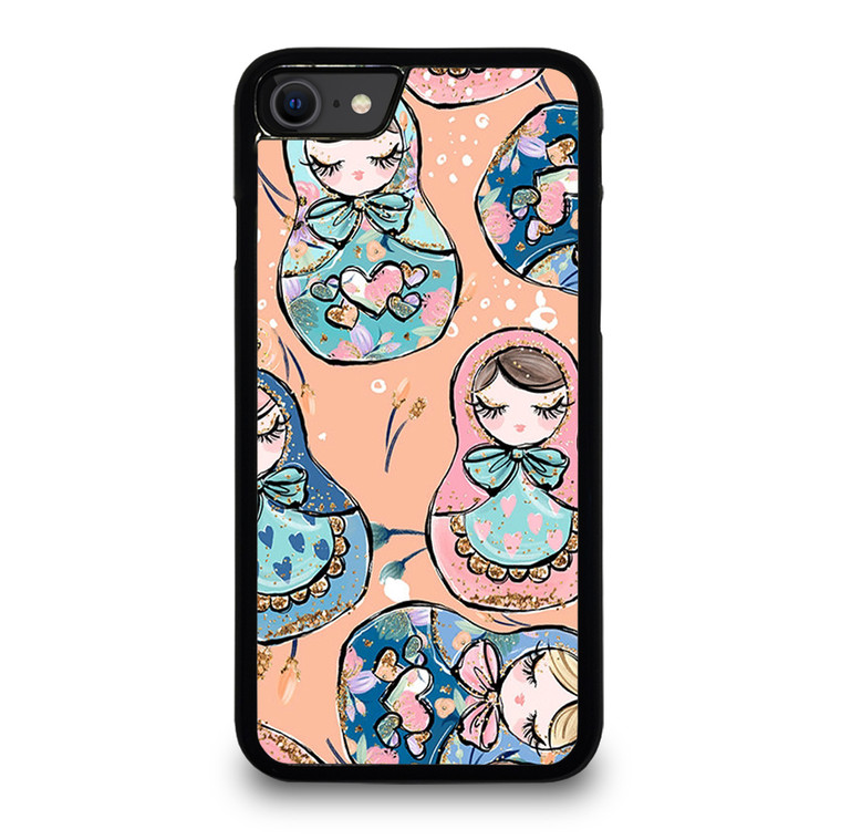 MATRYOSHKA NESTING DOLLS RUSSIAN ART 2 iPhone SE 2020 Case Cover