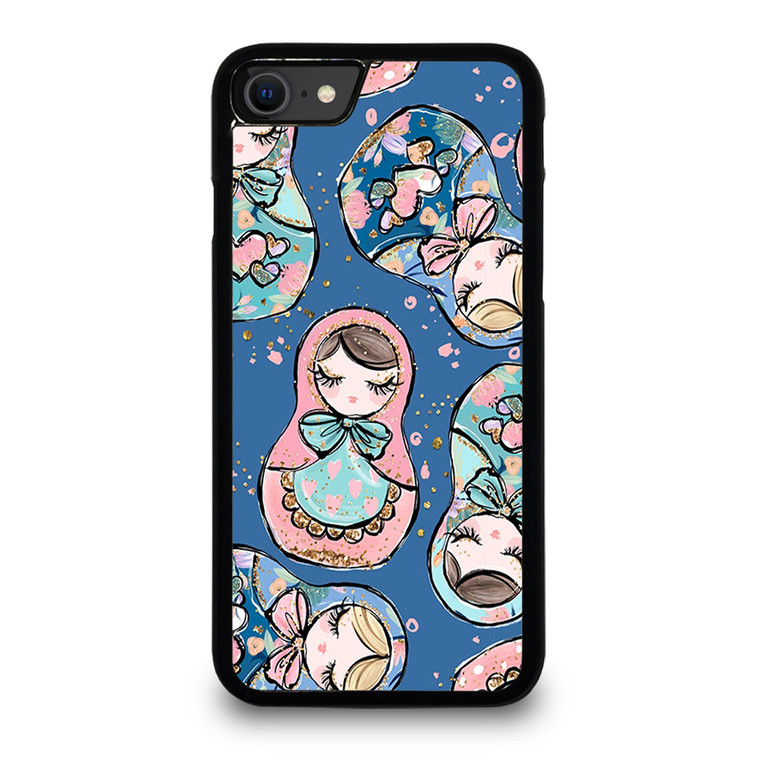 MATRYOSHKA NESTING DOLLS RUSSIAN ART iPhone SE 2020 Case Cover
