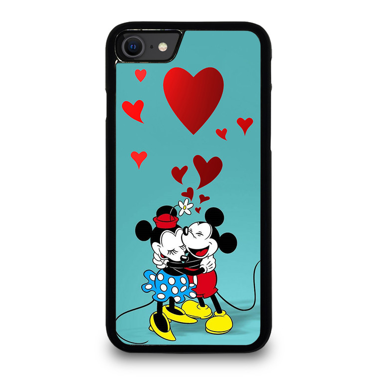 MICKEY AND MINNIE MOUSE HUG iPhone SE 2020 Case Cover