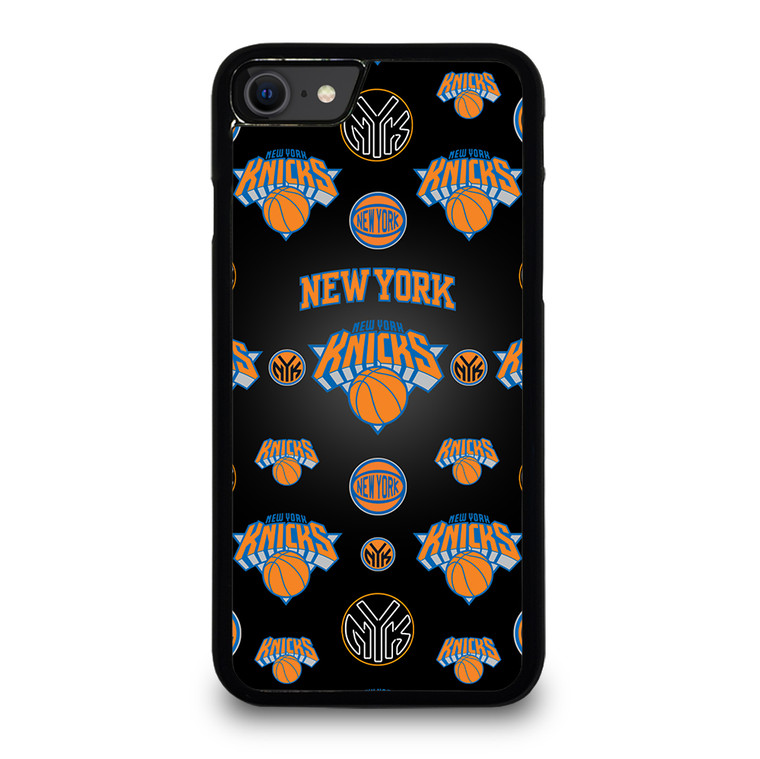 NEW YORK KNICKS PATTERN iPhone SE 2020 Case Cover