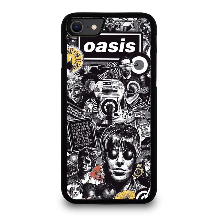 OASIS BAND COLLAGE iPhone SE 2020 Case Cover