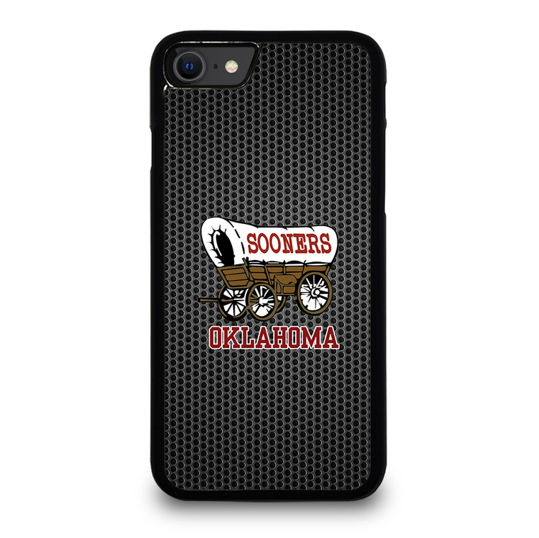 OKLAHOMA SOONERS METAL LOGO iPhone SE 2020 Case Cover
