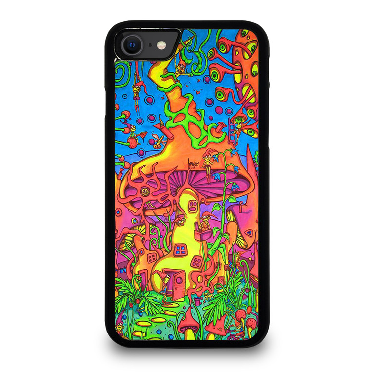 PSYCHEDELIC VISUALS HOUSE iPhone SE 2020 Case Cover