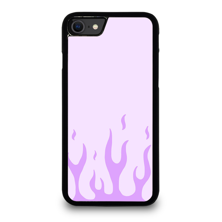 PURPLE FLAME iPhone SE 2020 Case Cover