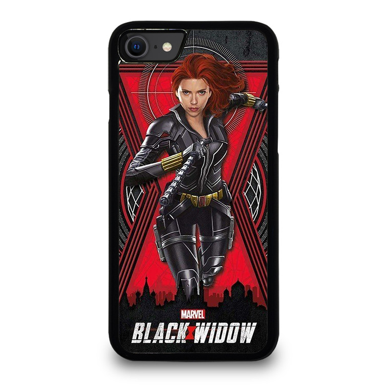 BLACK WIDOW MARVEL HERO iPhone SE 2022 Case Cover