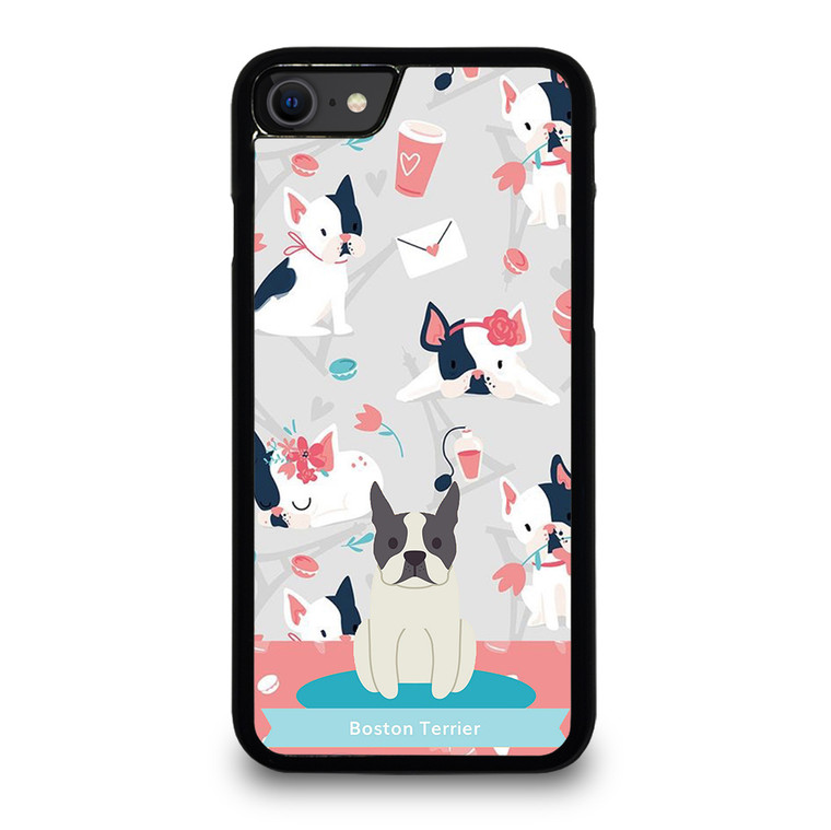 BOSTON TERRIER DOG 1 iPhone SE 2022 Case Cover